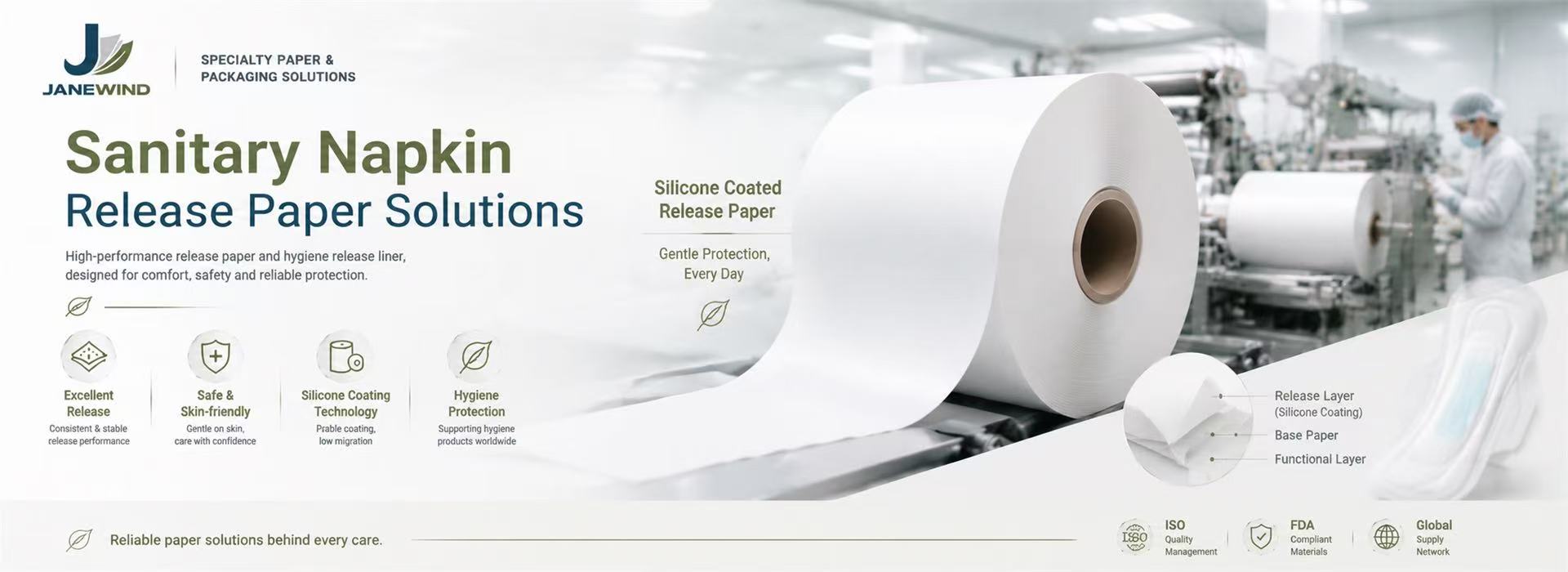 Sanitary Napkin Release Paper Solutions 