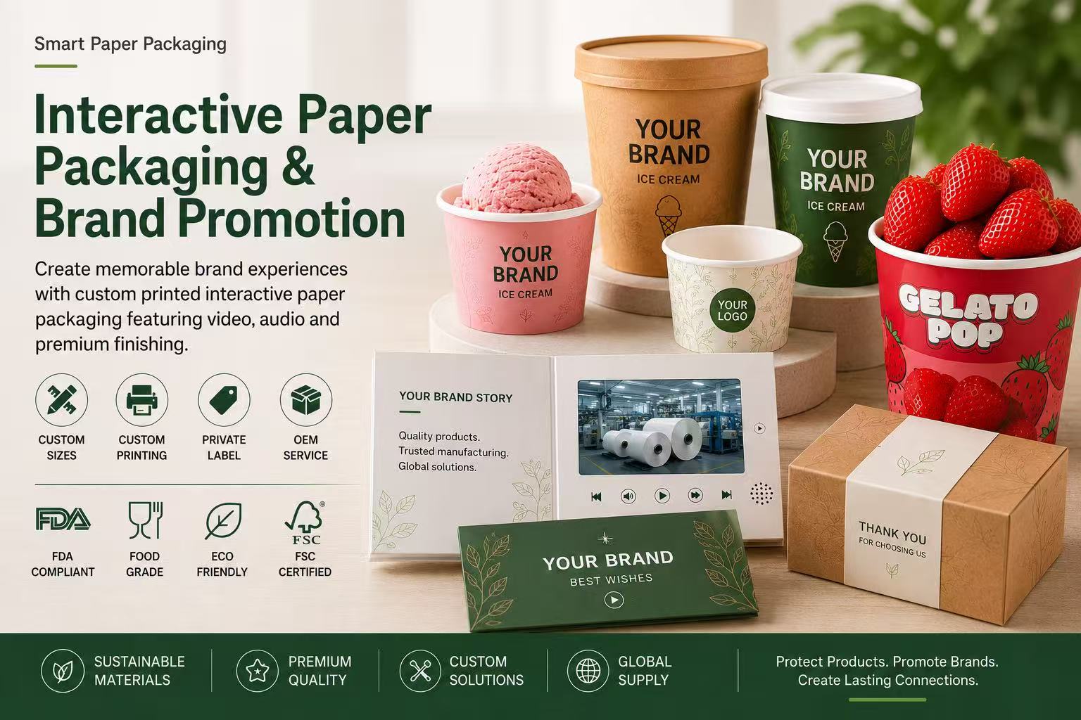 Interactive PaperPackaging & Brand Promotion