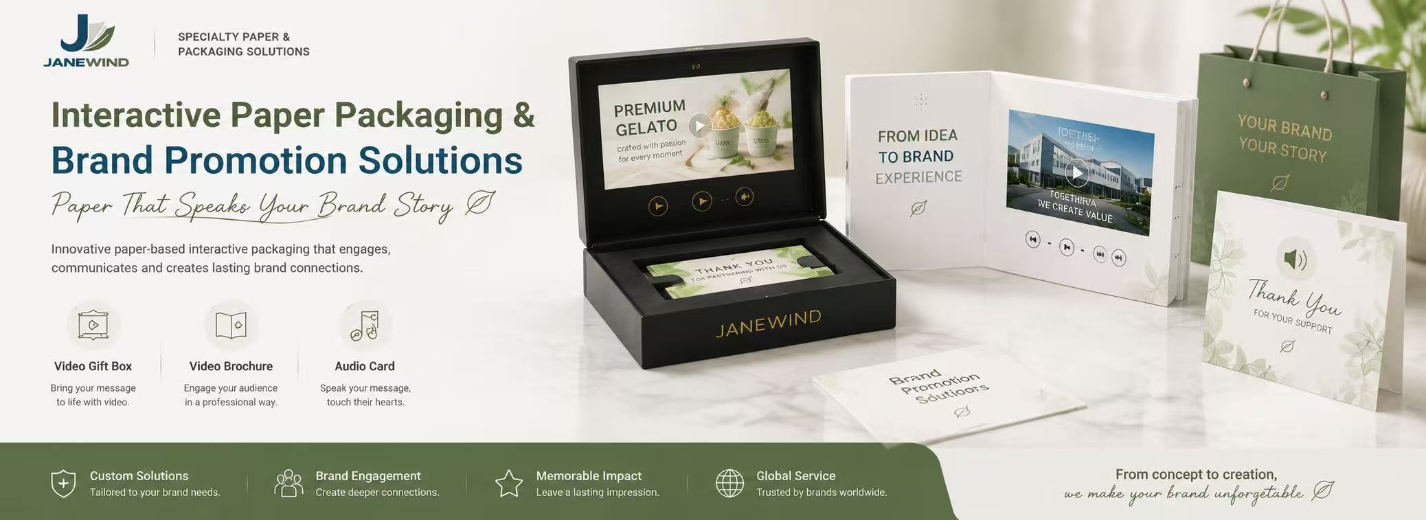 Interative Paper Packaging& Brand Promotion Solutions 